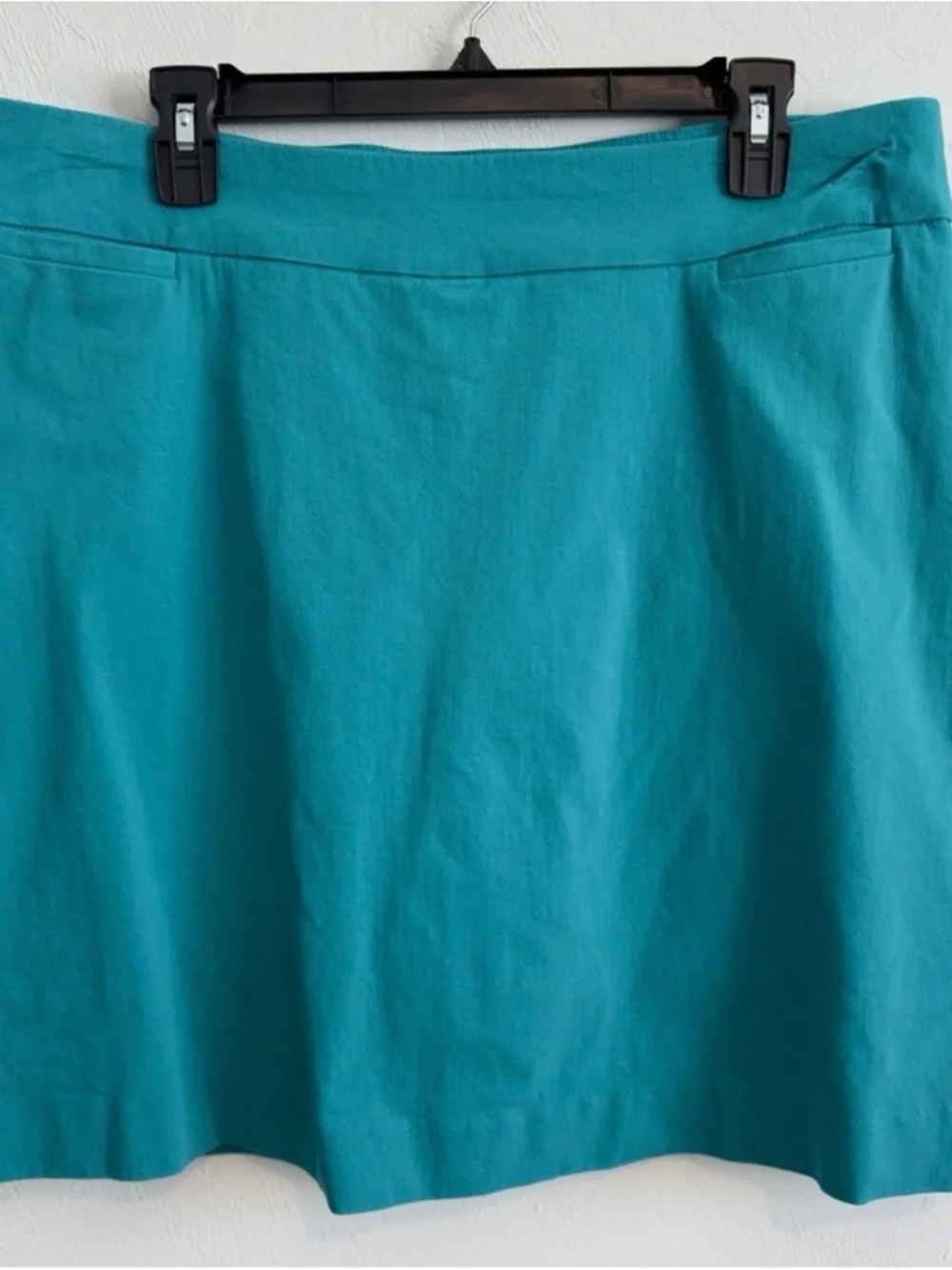 Kim Rogers Millennium Skort Bundle of 4 Sz 16 Tan, Turquoise, Blue & Black Print